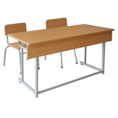 Bộ bàn ghế học sinh cấp 2 và 3 hòa phát cao 54cm BHS109HP3G