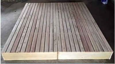 Giát giường hộp bằng gỗ bạch đàn KT: 160x200cm