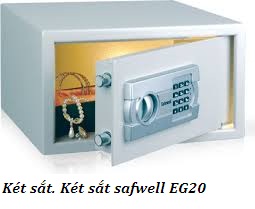 Két sắt két bạc Safwell EG20 mini - an toàn