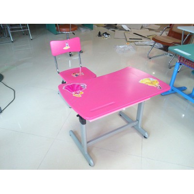 Bộ bàn ghế học sinh hòa phát khung sắt mặt gỗ BHS20-2 sơn PU