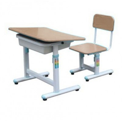 Bộ bàn ghế học sinh hòa phát khung sắt mặt gỗ BHS29A-1 