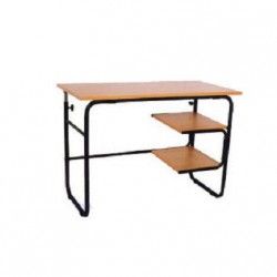 Bộ bàn ghế học sinh hòa phát khung sắt mặt gỗ BHS09 (BHS09-1)