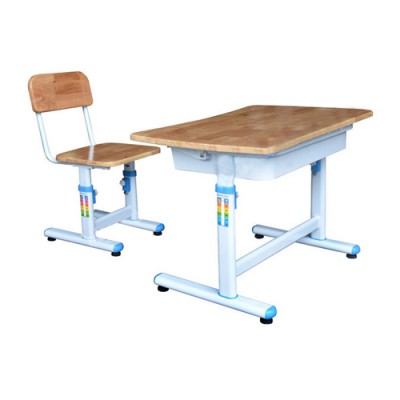 Bộ bàn ghế học sinh hòa phát khung sắt mặt gỗ BHS29B-4