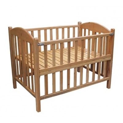 Cũi giường gỗ xoan đào cho trẻ sơ sinh CUI10
