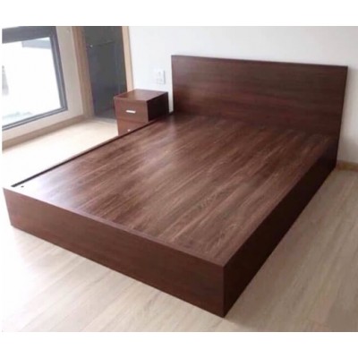 Giường gỗ đơn giá rẻ rộng 120cm GCN01