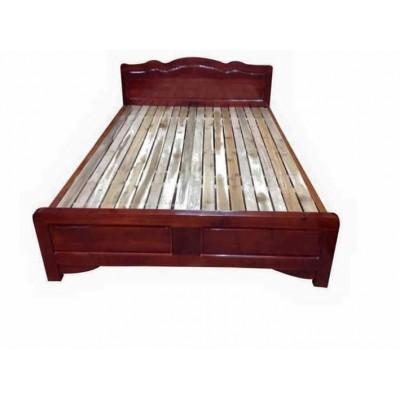 Giường ngủ gia đinh gỗ keo rộng 1m8 GNK18