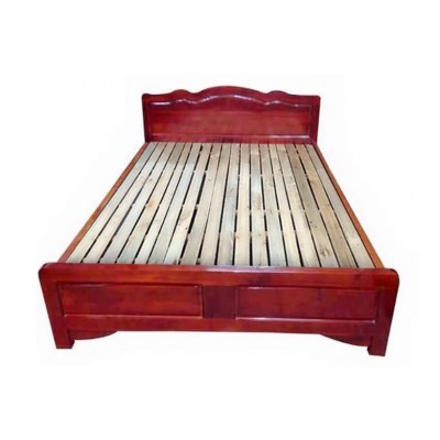 Giường ngủ đôi gỗ keo rộng 1m5 GNK15
