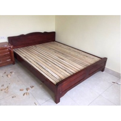 Giường ngủ gia đình gỗ keo rộng 1m6 GTN16
