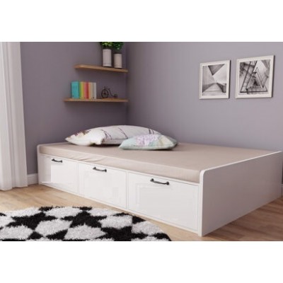 Giường ngủ gỗ thông minh hiện đại rộng 1m4 GCN64