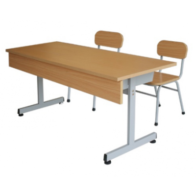 Bộ bàn ghế học sinh cấp 2 và 3 cao 59cm BHS108HP4G