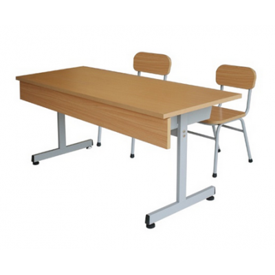 Bộ bàn ghế học sinh cấp 2 và 3 hòa phát cao 64cm BHS108HP5G