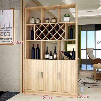 Kệ gỗ đựng rượu trang trí phòng bếp rộng 1m2 TR10