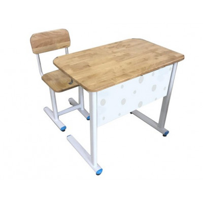 Bộ bàn ghế học sinh khung sắt mặt gỗ hòa phát BHS25G 
