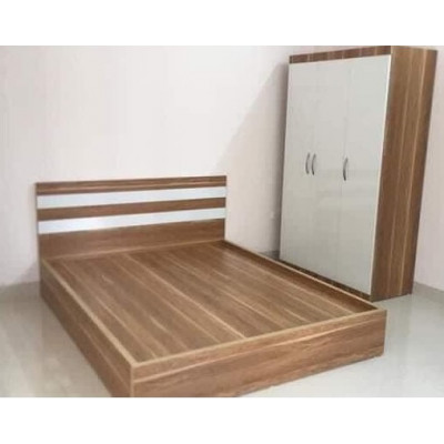combo giường tủ phòng ngủ bằng gỗ công nghiệp COMBOGT01