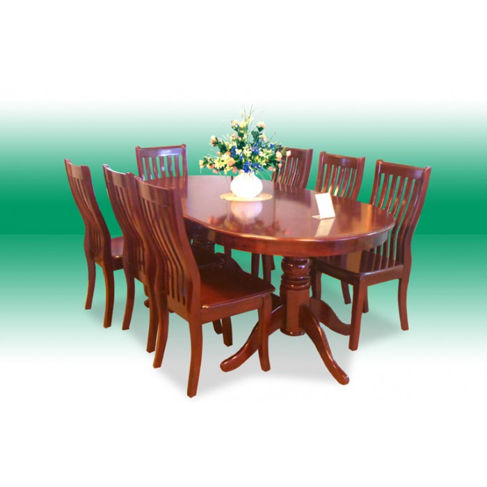 Bộ bàn ghế ăn gỗ tự nhiên TB06-1680