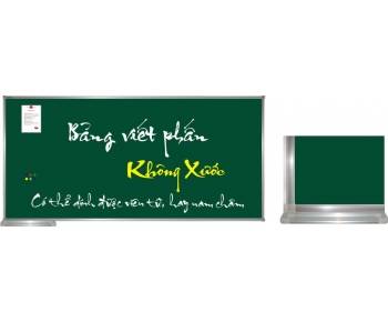 Bảng từ xanh viết phấn Hàn Quốc 90x120cm phào to