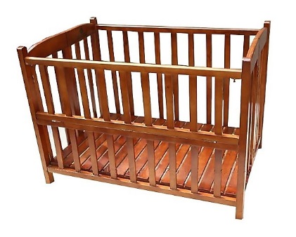 Cũi ngủ gỗ sồi cho trẻ sơ sinh CUI07